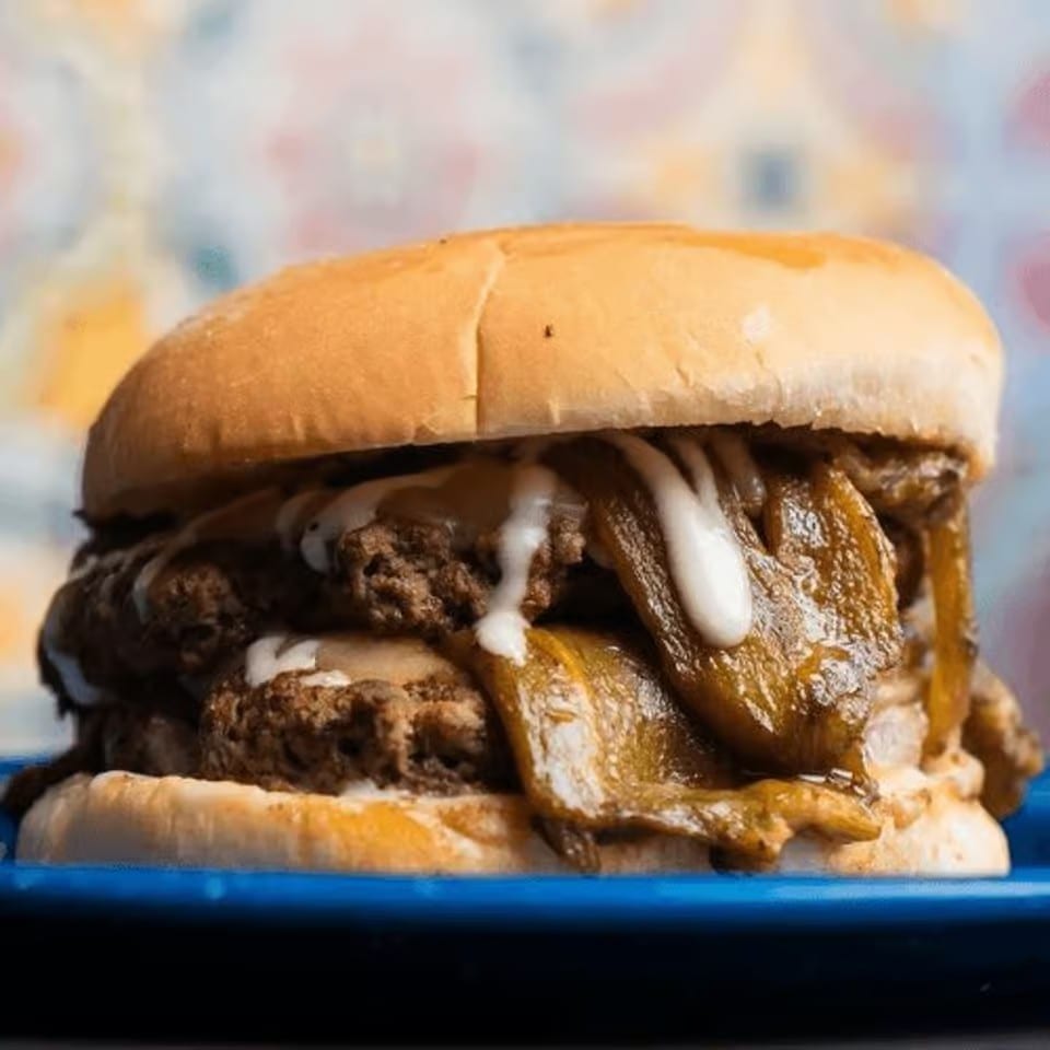 Blue Cheese Burger Promo.