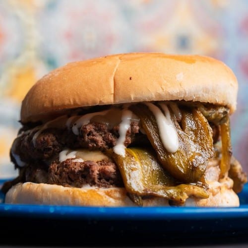 Blue Cheese Burger.
